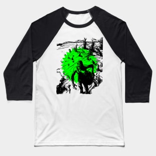 Surviving Man Sowing Under The Sun Old Fantasy Comic Funny Popart Scifi Vintage Baseball T-Shirt